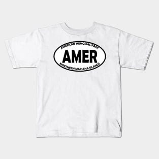 American Memorial Park oval Kids T-Shirt